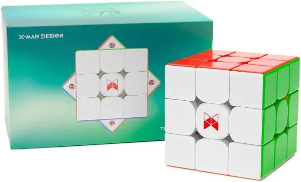 CuberShop QY X Man Tornado V4 M Flagship Bright Version, 2024 Flagship 3x3 Magnetic Speed Cube, 3-mag. Edge Positioning & Mag. Core Positioning, 3 by 3 Premium Magnetic, X-Man Tornado V4M Flagship