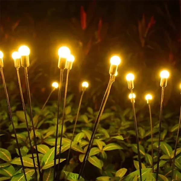 Solar Garden Lights 2 Pack Solar Lights for Outside Solar Lights Outdoor Wate...