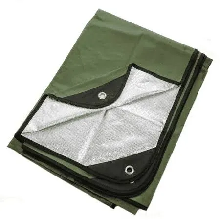 Arcturus Heavy Duty Survival Blanket, 60 x 82 Inches - Olive Green