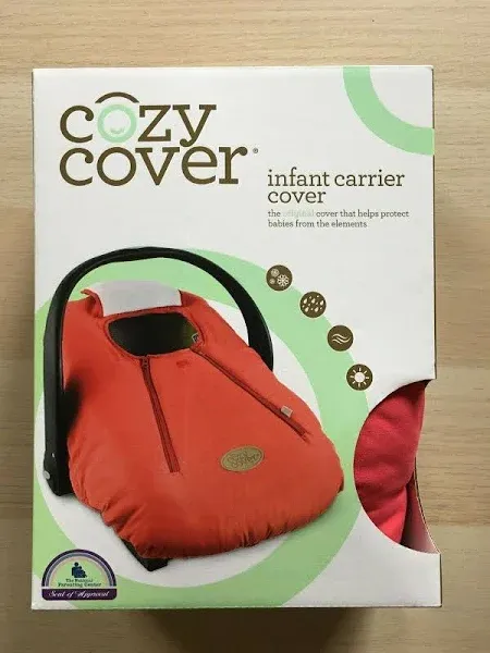 Cozy Cover Infant Carrier Cover Red - Cayenne Shell/White Lining.