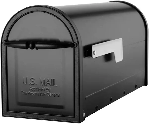 Architectural Mailboxes Edwards Galvanized Steel Post Mount Mailbox