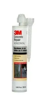 3M Concrete Repair Self-Leveling, Gray, 8.4 fl oz Cartridge