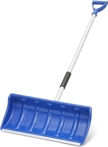 MoNiBloom Snow Shovel Pusher Ergonomic D-Grip Handle Removal Tool 54&#034; Shovel