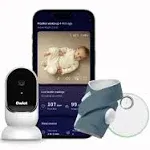 Owlet Dream Duo Sock Baby Monitor and Camera, Blue(Bedtime Blue)