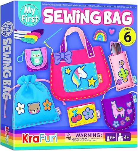 KRAFUN My First Sewing Bag Kit