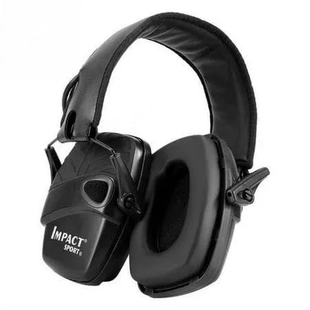 Howard Leight by Honeywell Impact Sport Sound Amplification Electronic Shooting Earmuff, Black - R-02524