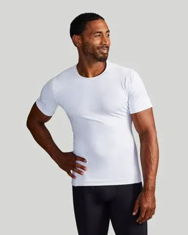 Tommie Copper Men's Lower Back Support Compression Shirts with Lower Back Pain Relief