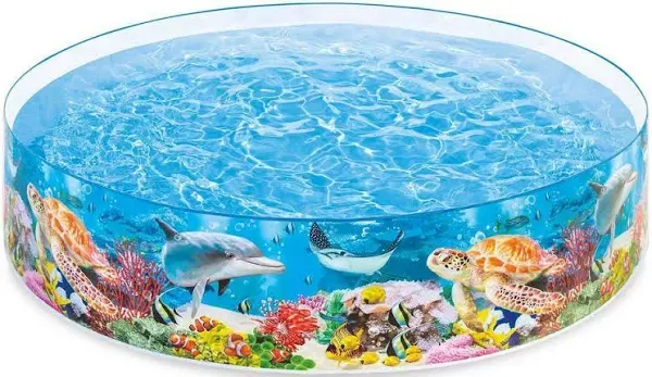 Intex 8 ft. Deep Blue Sea Snapset Pool