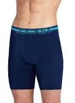 Jockey Men's Underwear, Mens Boxer Briefs With Pouch, Sport Stability Microfiber 9" Long Leg Boxer Brief