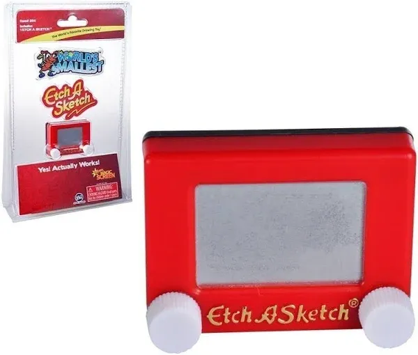 Etch A Sketch World's Smallest