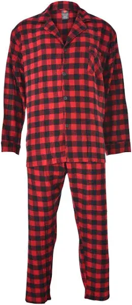 Men's Hanes Flannel Pajama Set Plaid