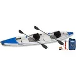 Sea Eagle 473rl Razorlite Pro Tandem/Carbon Pkg Inflatable Kayak Canoe Boat, NEW