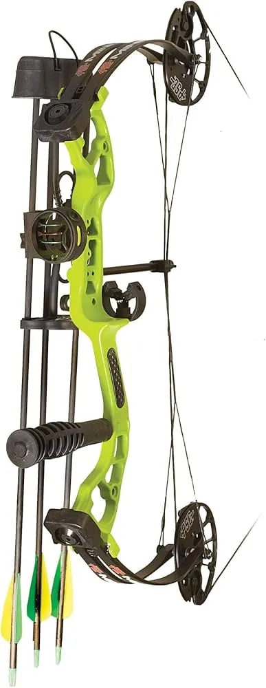 PSE ARCHERY RTS, MINIBURNER, R, LG, 25-40 (1818RLG2540), Lime Green