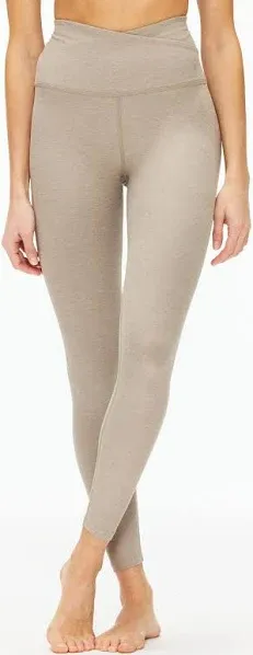 Beyond Yoga Spacedye at Your Leisure High Waisted Midi Legging | Birch Heather / L