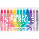 Rainbow Sparkle Metallic Gel Crayons