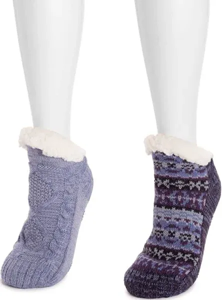 Muk Luks Women's Short Cabin Socks