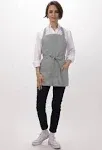 Chef Works Unisex Three Pocket Apron - One Size - Grey