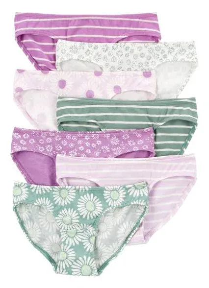 Kid 7-Pack Bikini Stretch Cotton Undies