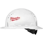 Milwaukee 48-73-1010 Type 1 Class C Full Brim Vented Hard Hat with Bolt Accessories