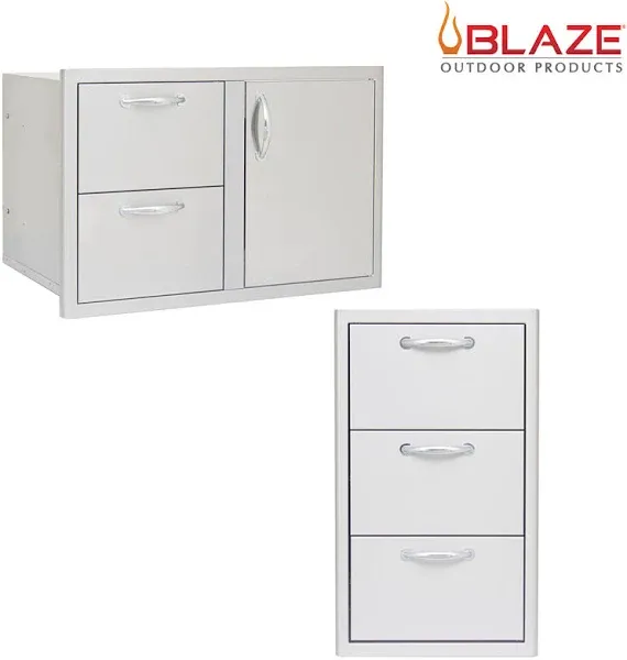 Blaze 32&quot; Access Door and Double Drawer Combo