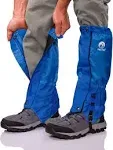 Pike Trail Waterproof Adjustable Leg Gaiters: for Hiking in Mud, Sand, and Snow - Hunting, Mountain Climbing, or Snowshoeing, Midnight Blue