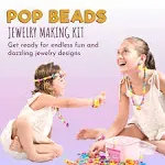 Orian Pop Beads Jewelry Making Kit for Girls