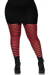 Leg Avenue Plus Jada Striped Women&#39;s Tights