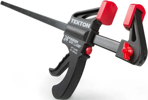 TEKTON 24 Inch Ratchet Bar Clamp / 30 Inch Spreader