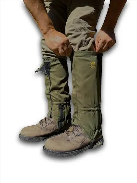 Pike Trail Waterproof Adjustable Leg Gaiters: for Hiking in Mud, Sand, and Snow - Hunting, Mountain Climbing, or Snowshoeing