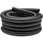 Pamopamo 1 inch Pond Tubing 1 ID Corrugated Water Pipe 20 Feet Length Flexible PVC Hose Pipe with Pipe Fittings Aquarium P