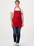 Chef Works - F10-RED - Red Three Pocket Apron