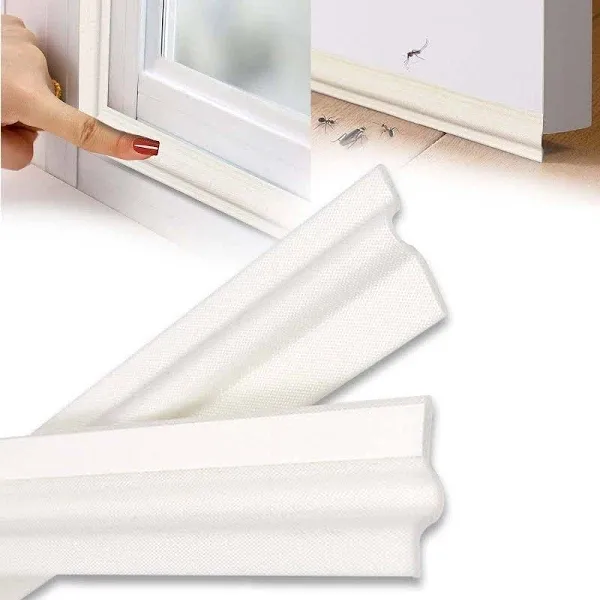 196 Inch Window Weather Stripping Door Seal Strip,Self Adhesive Window Insulatio