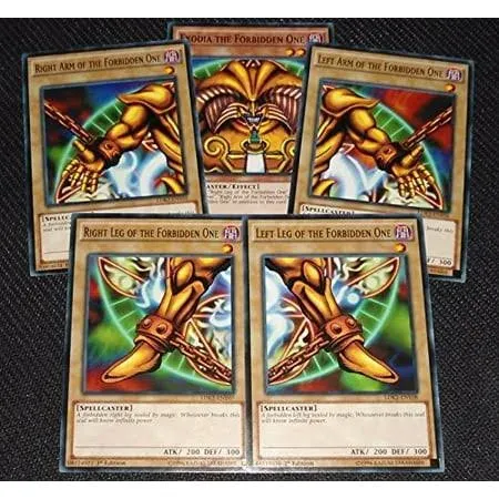 Yu-Gi-Oh Exodia Forbidden One 5cards Set GS01-JP005 Common EX-VG Japanese j505