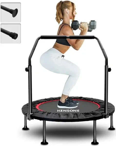 KENSONE 40" Foldable Mini Fitness Trampoline