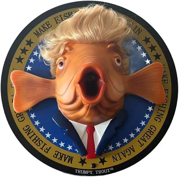 TRUMPY TROUT™ As Seen On TV The Talking Fish with High Fidelity Speeches