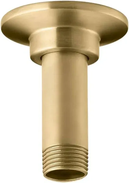 KOHLER K-7396 3" ceiling-mount single-function rainhead arm and flange