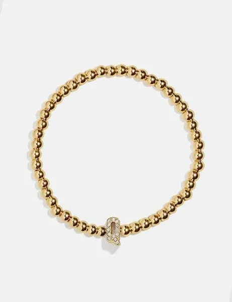 Baublebar Pisa Pavé Initial Bracelet Gold J