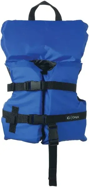 Onyx Nylon General Purpose Life Jacket - Infant/Child Under 50lbs - Blue