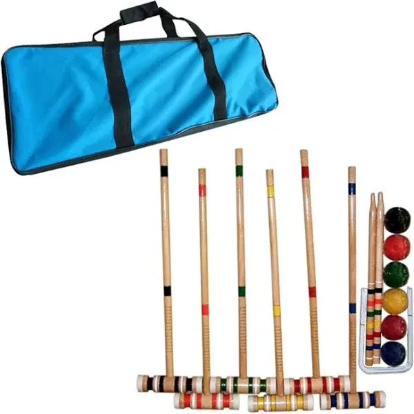 Trademark Games 80-66D22 Croquet Set