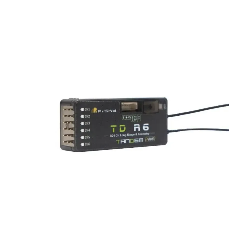 FrSky TD R6 Receiver low latency signal  long range 2.4G&amp;900M dual-band TD mode