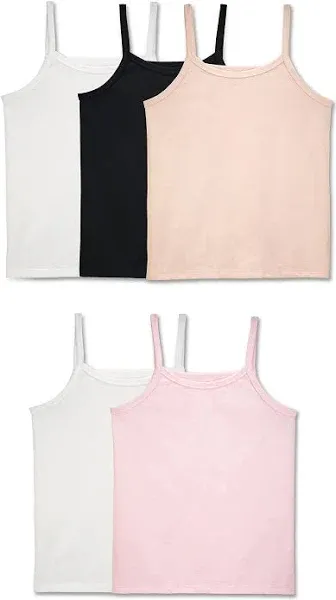 Fruit of the Loom Girls' Undershirts Spin Cami Tank Tops