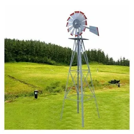 8ft Garden Ornamental Windmill Weather Vane