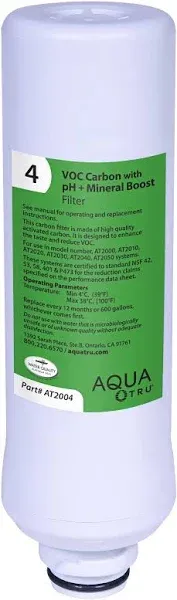 Aqua Tru Carafe VOC Filter Stage 4