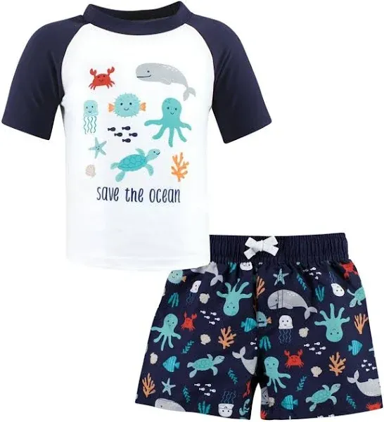 Hudson Baby Swim Rashguard Set