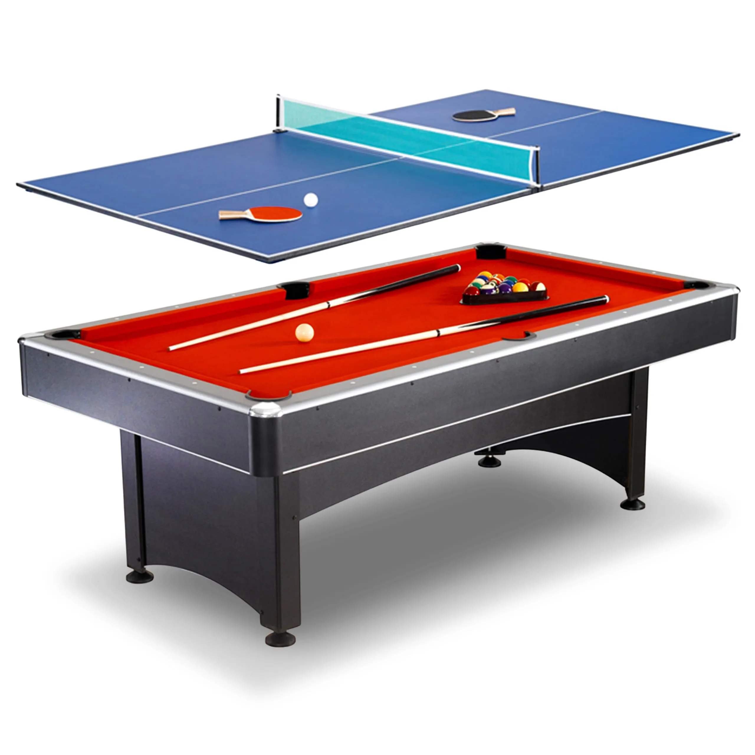 Carmelli Maverick 7-foot Pool Table with Table Tennis