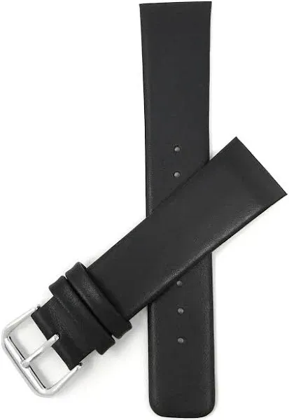 Shoptictoc Screw Fit Leather Mens Replacement Watch Band for Skagen Watch Band Strap Attaches with Screws