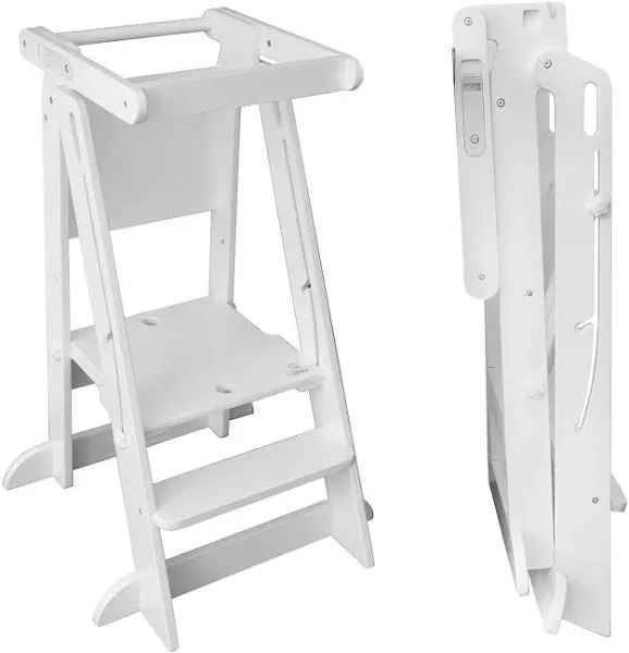 Little Partners Learn ‘N Fold Learning Tower, Soft White