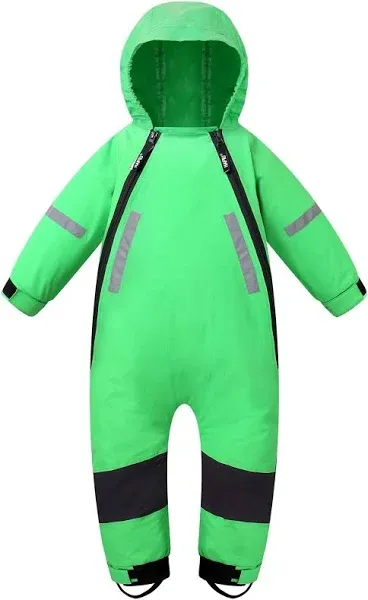 HAPIU Kids Toddler Rain Suit Muddy Buddy Waterproof Coverall Upgraded