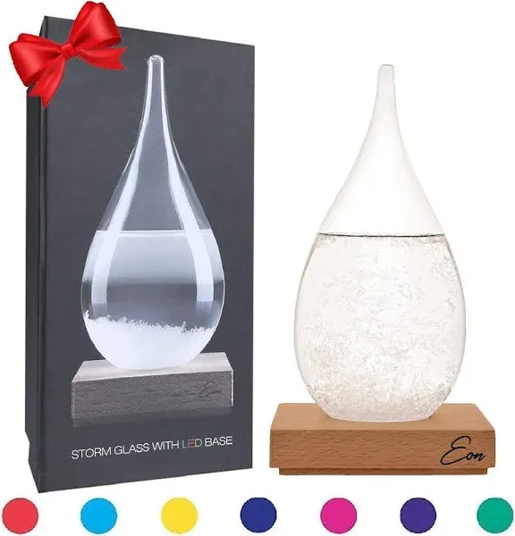 Eon Concepts Storm Glass Weather Predictor Barometer Bottle