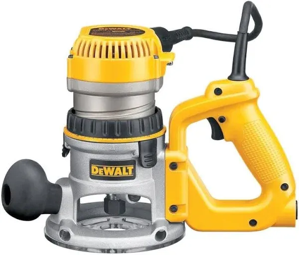 DEWALT Router, Variable Speed, D-Handle, Soft Start, 2-1/4 HP (DW618D)